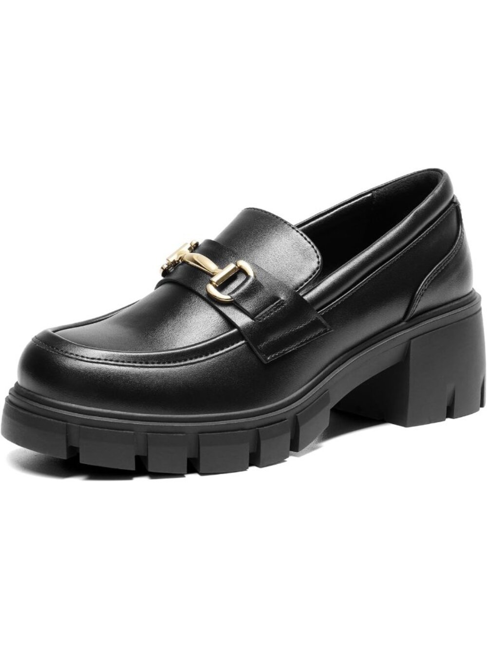 Stylish Women's Chunky Platform Loafers - Comfortable & Trendy Footwear